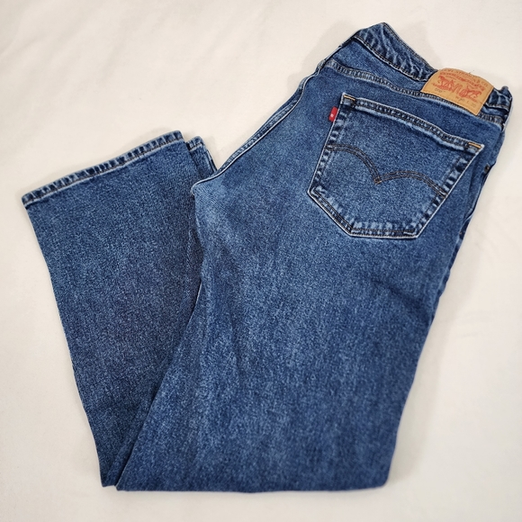 Levi's 505 Straight Leg Jean Men's Stonewashed Size 36x30 - Picture 1 of 8
